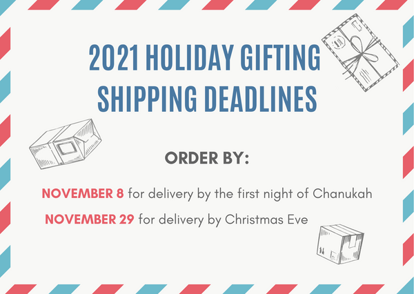 Gifting art? Don’t miss our holiday order deadlines!