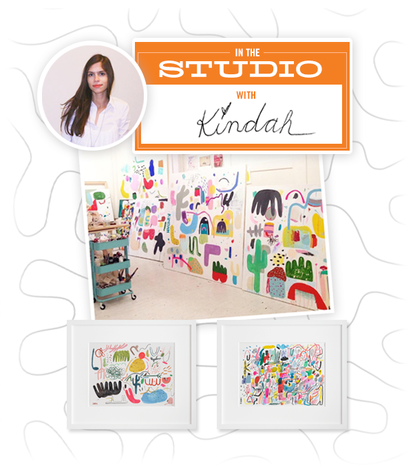Bright Delight: In the Studio with Kindah Khalidy