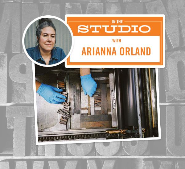 In Print + on point: in the studio with Paper Jam's Arianna Orland
