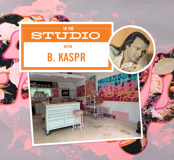 BRB. Moving into Brian Kaspr’s cool, converted studio space.