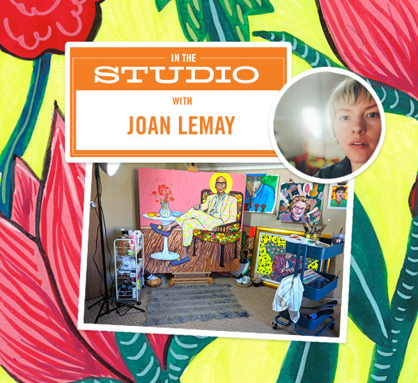 We could Joan LeMay all day—peek inside the painter’s Portland studio.