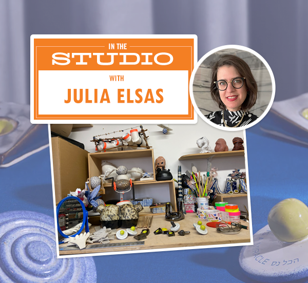 Take a spin through Julia Elsas' studio!