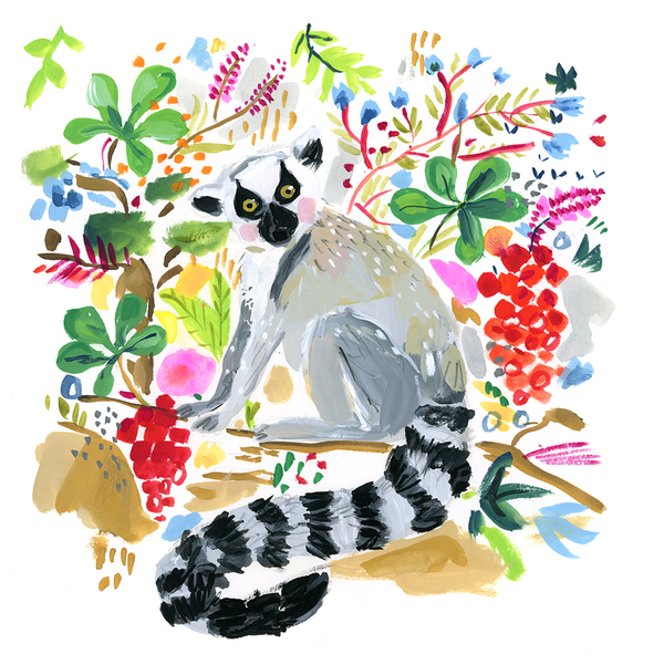 New! Sketchbook sensation Jennifer Orkin Lewis debuts with a lovable lemur.