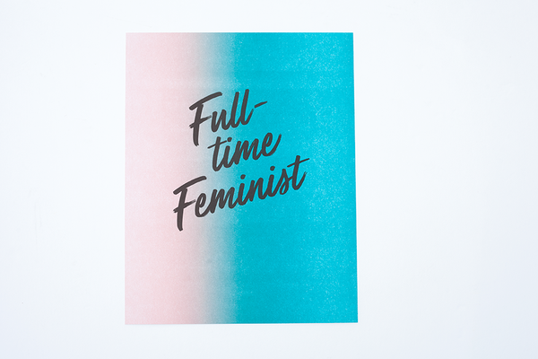 Full-time Feminist? Western Editions' Letterpress Love Letter to Y-O-U.