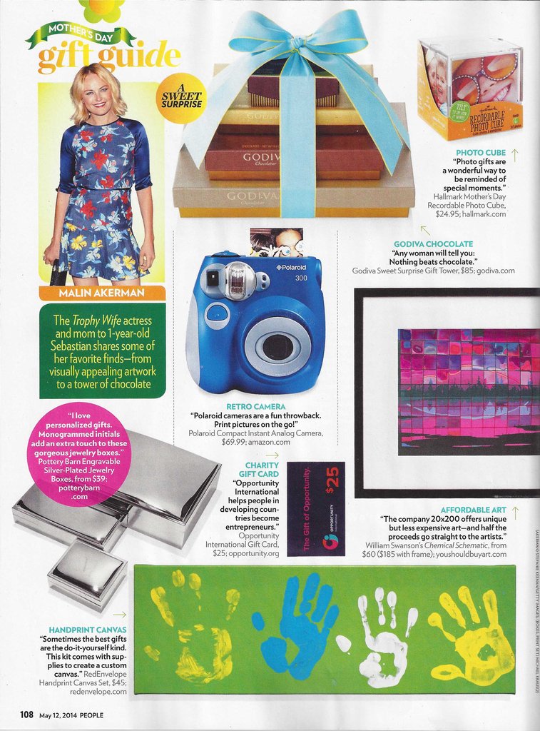 Malin Akerman Showing 20x200 Love in People Magazine!