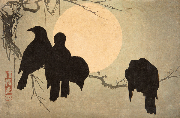 Night Light: Sakai Hoitsu's Moonlit Crows