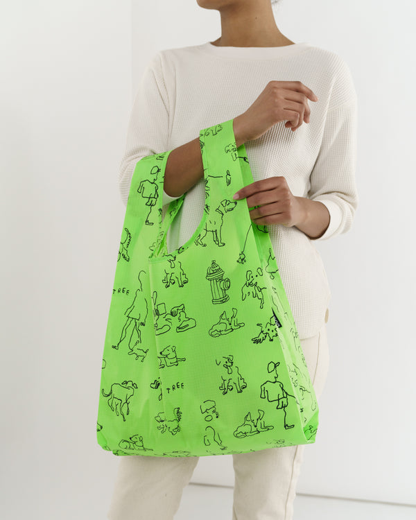 Jason Polan x Baggu reusable bags! Tote-ally essential.