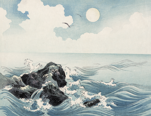 New! Soak up the Seaside Serenity of This Japanese Ukiyo-e Scene