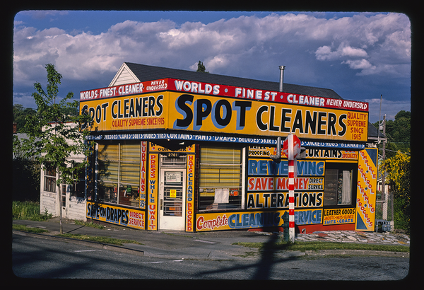 New! Hand-painted, raucous, spotless: John Margolies captures the world's finest dry cleaner.