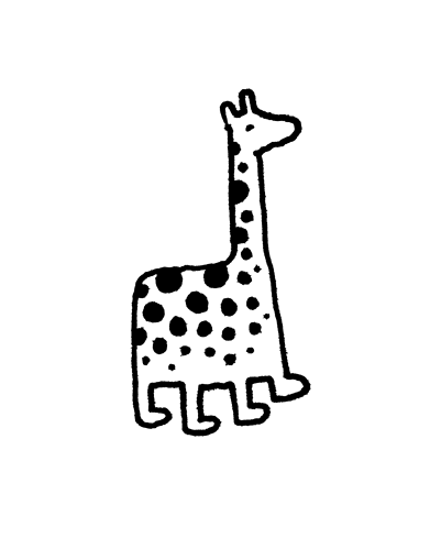 New Edition: Giraffe Drawings by Jason Polan!