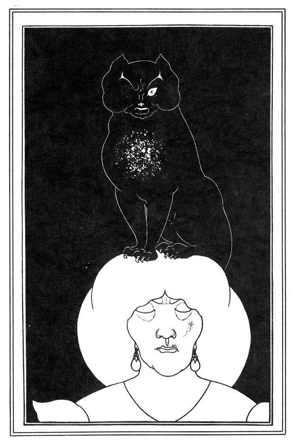 Load image into Gallery viewer, The Black Cat by Aubrey Beardsley
