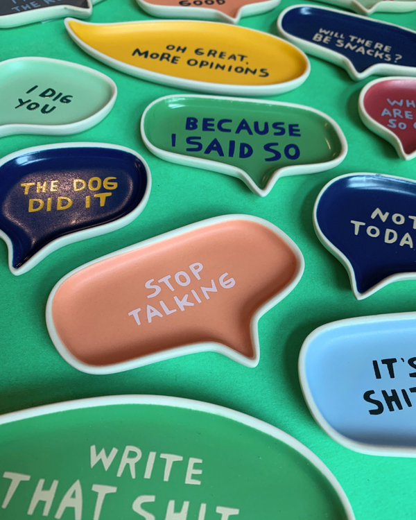 Speech Bubble Mini Dishes