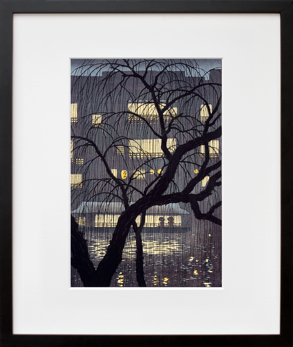 Dōtonbori in a black frame