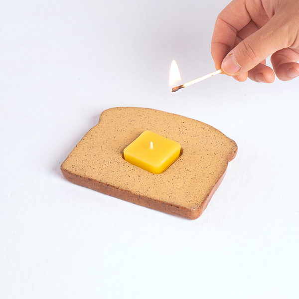 Ceramic Toast Candle