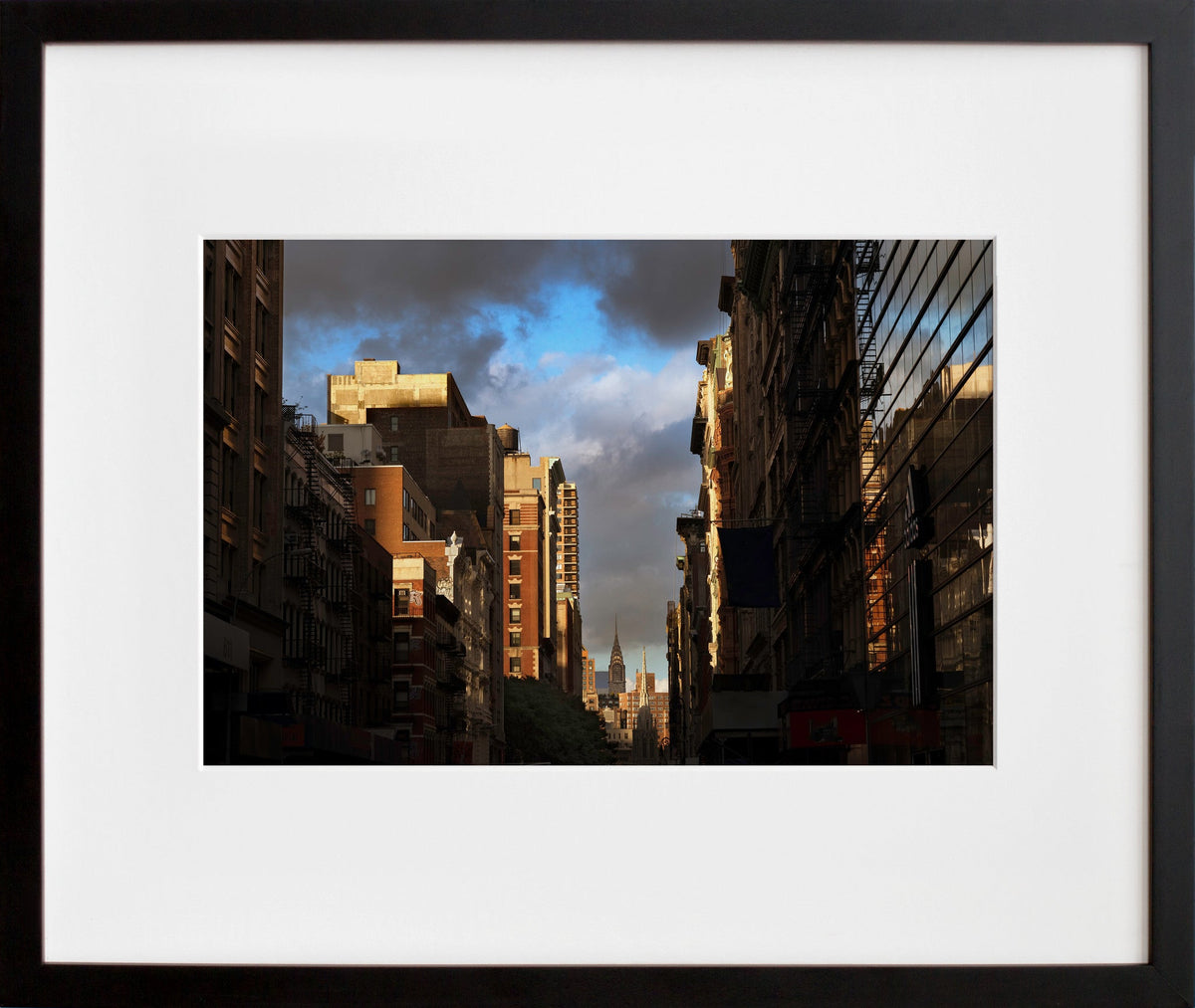 Chrysler Building in a black frame
