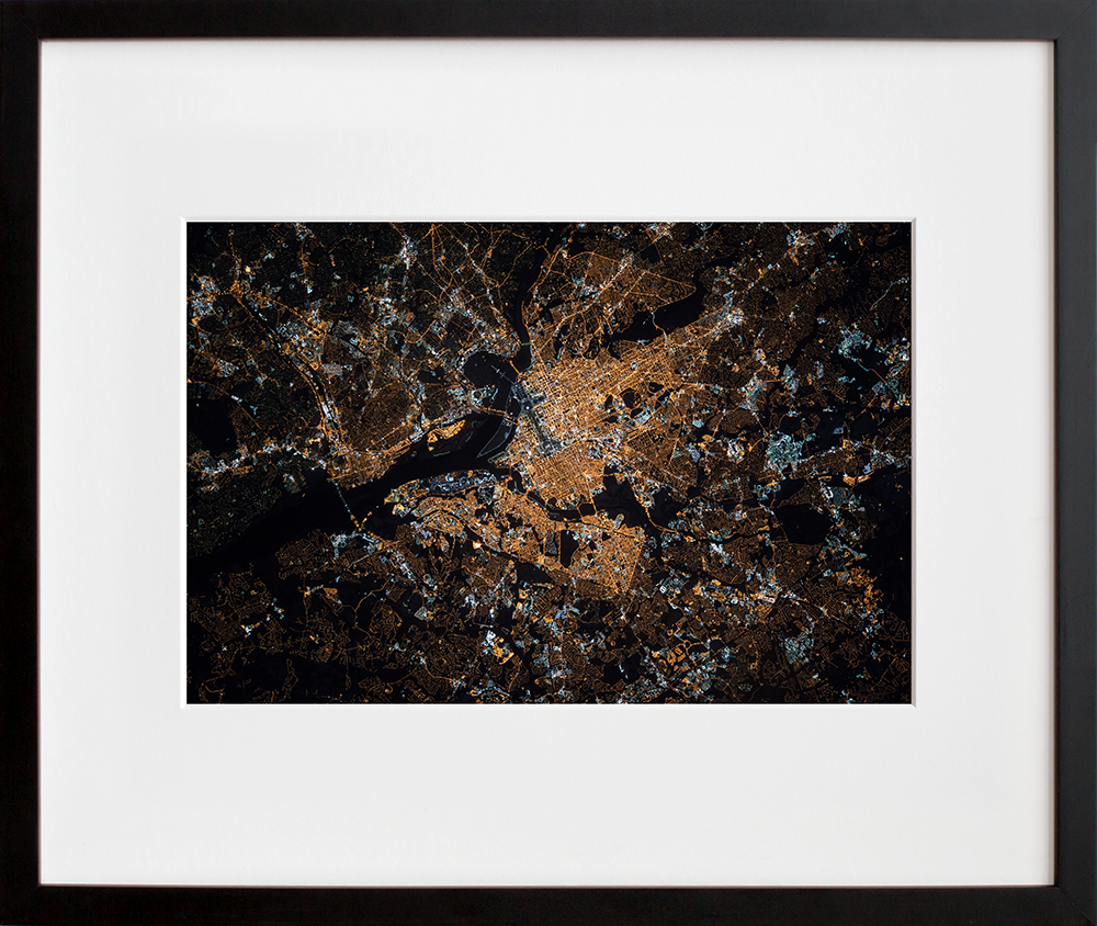 Washington, D.C. (ISS046-E-25742) in a black frame