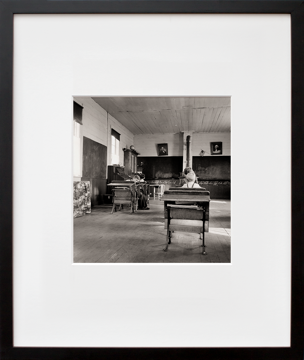 9:00 a.m. Four Pupils Attend This Day. Baker County, Oregon in a black frame