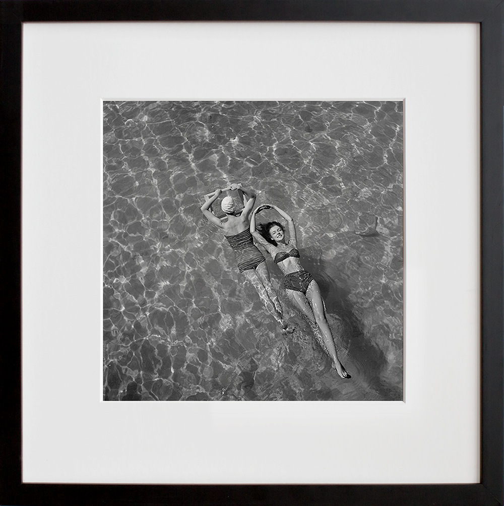 Floating in a black frame