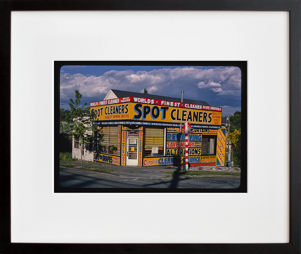 Spot Cleaners, Madison Street, Seattle, Washington in a black frame