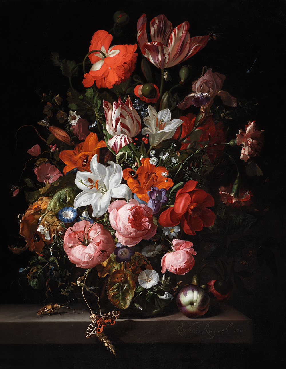 4990_FlowersinaGlassVase_Ruysc