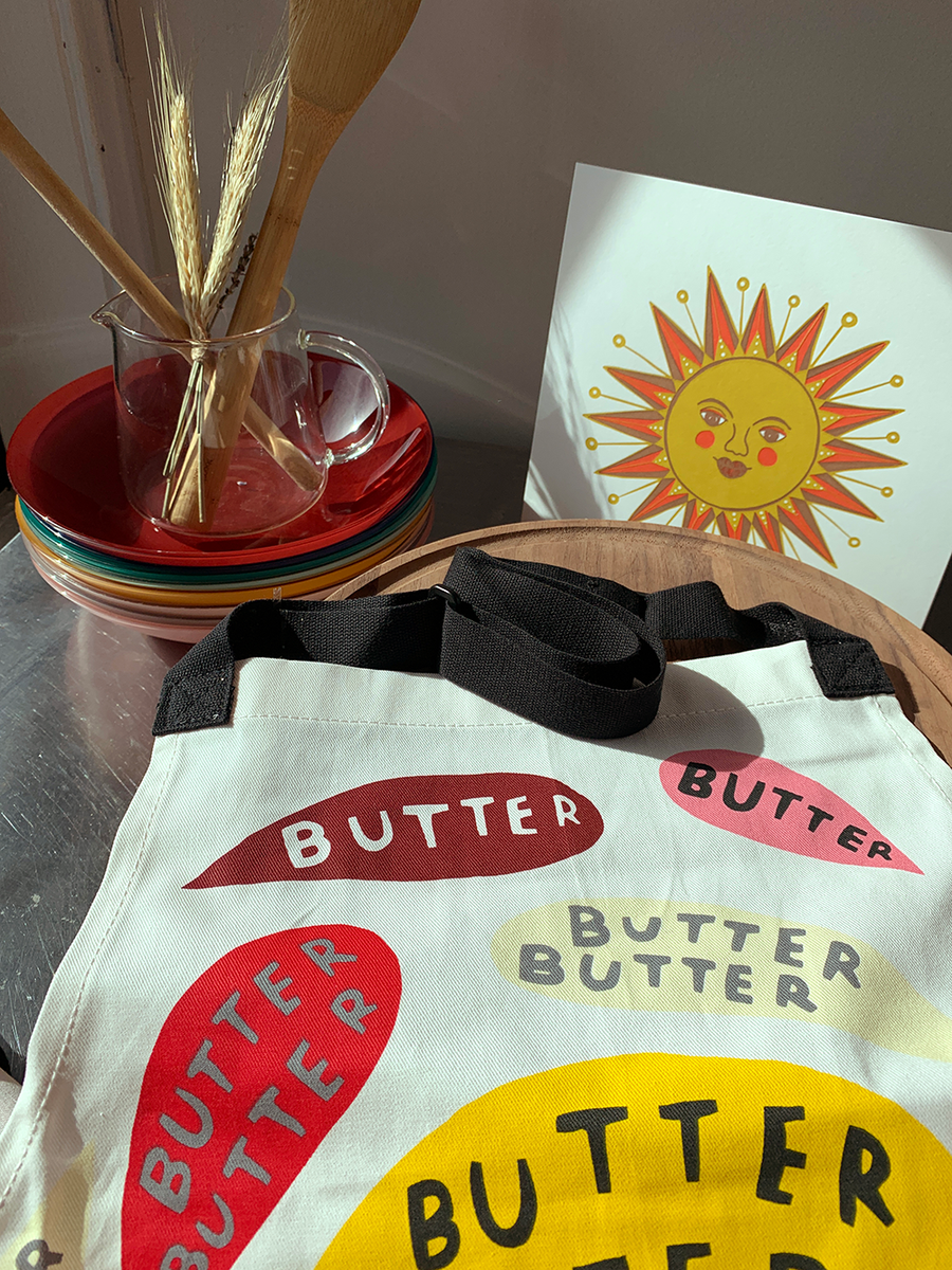 Butter Butter Butter Apron by Martha Rich