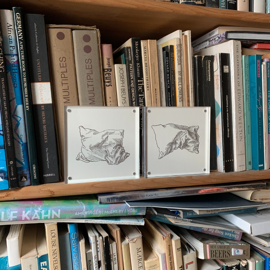 Single Pillow Studies Letterpress by Albrecht Dürer