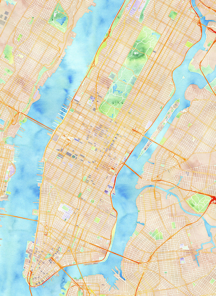 Watercolor New York