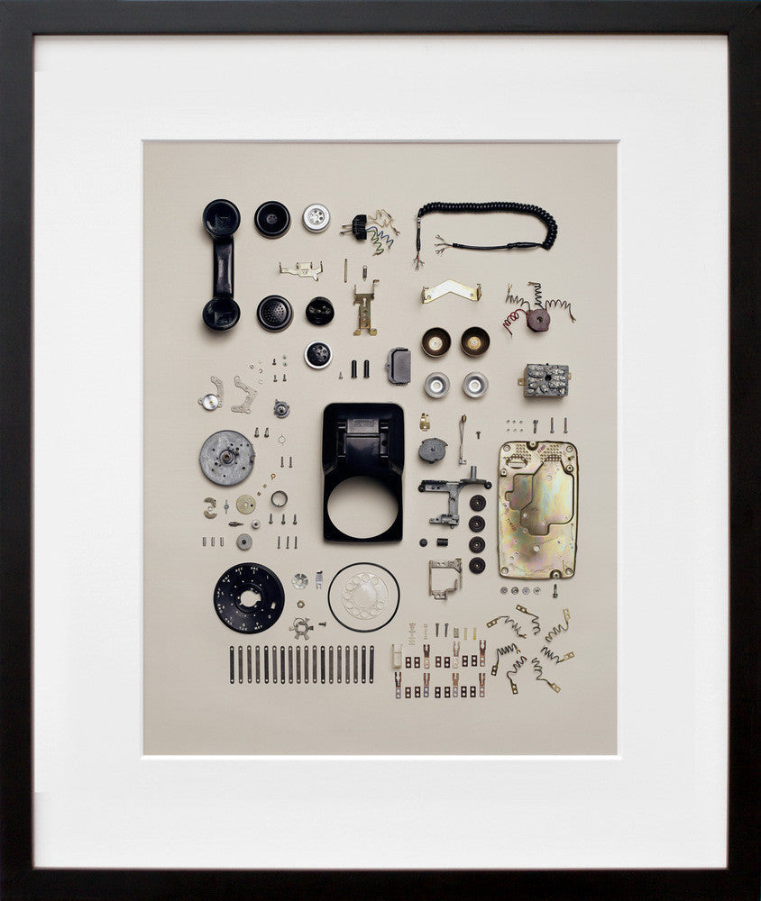 Old Phone in a black frame