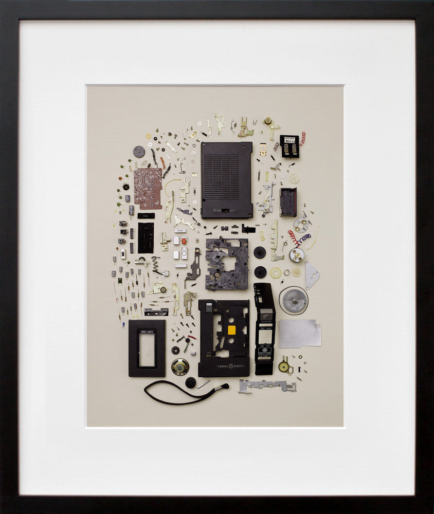 Old Recorder in a black frame