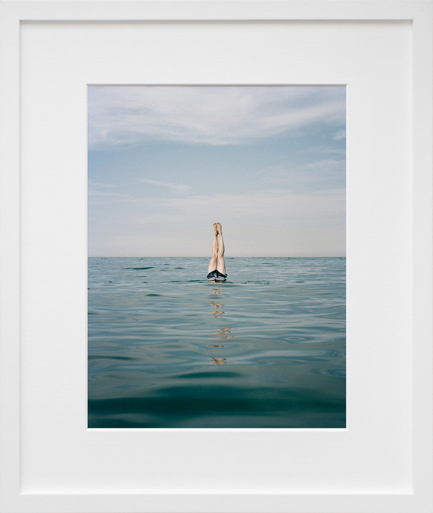 Lake Michigan, Chicago in a white frame