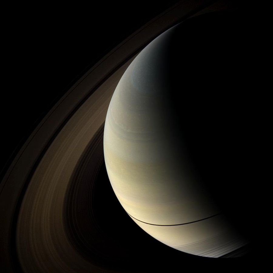 NASA Cassini mission to Saturn: Narrow Band