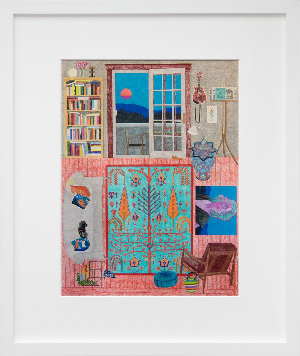 Appleton Street in a white frame