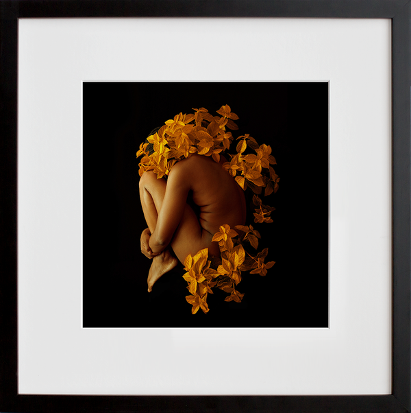 Load image into Gallery viewer, Abundance is everywhere by Fares Micue in black frame
