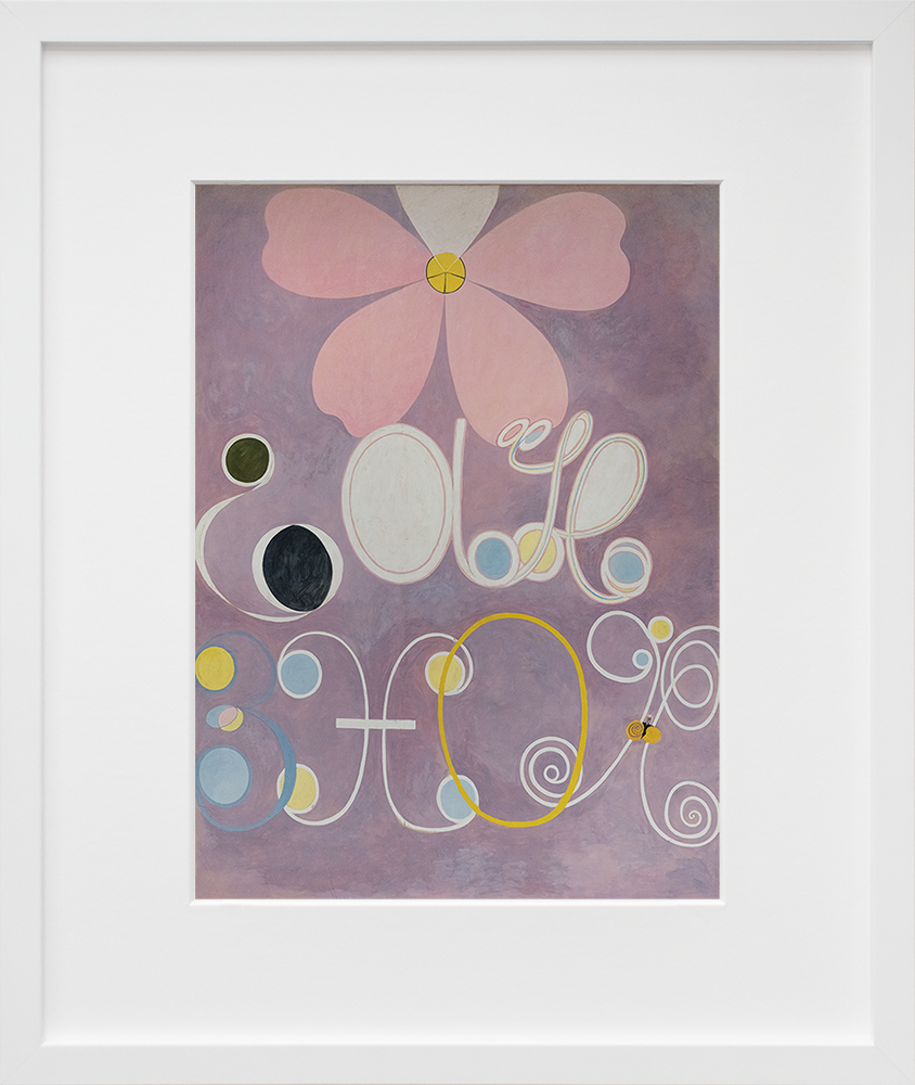 The Ten Largest, No. V, Adulthood in a white frame