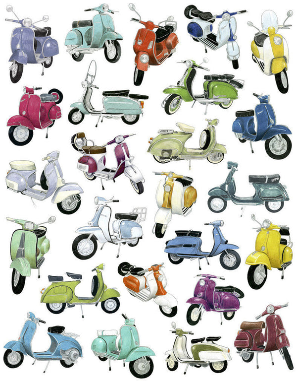 25 Scooter Drawings