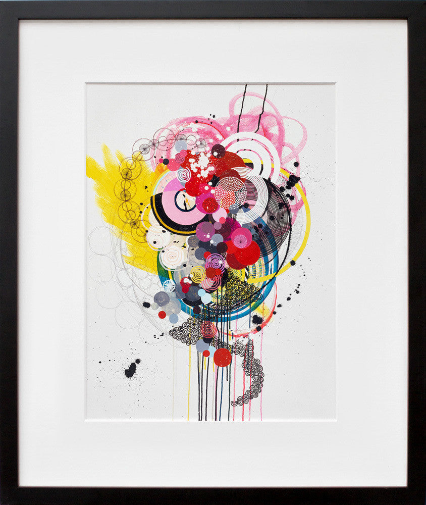 ny.08.#14 in a black frame