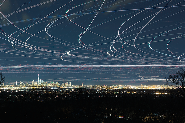 Load image into Gallery viewer, NYC Metro Air Traffic 3/18/18

