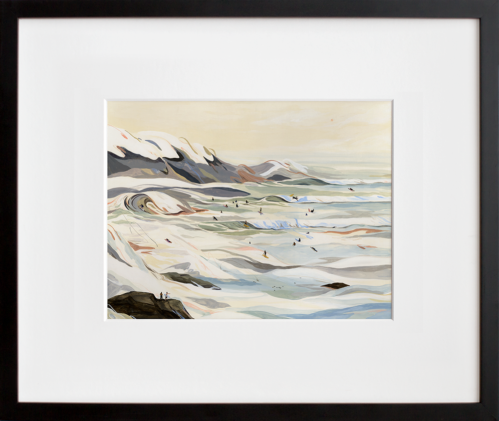 Surf Dreams in a black frame