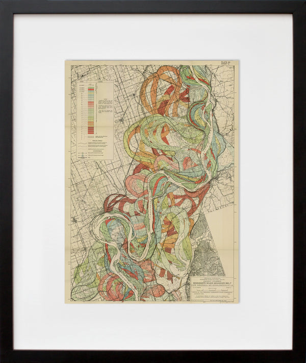 Load image into Gallery viewer, Plate 22, Sheet 2, Ancient Courses Mississippi River Meander Belt
