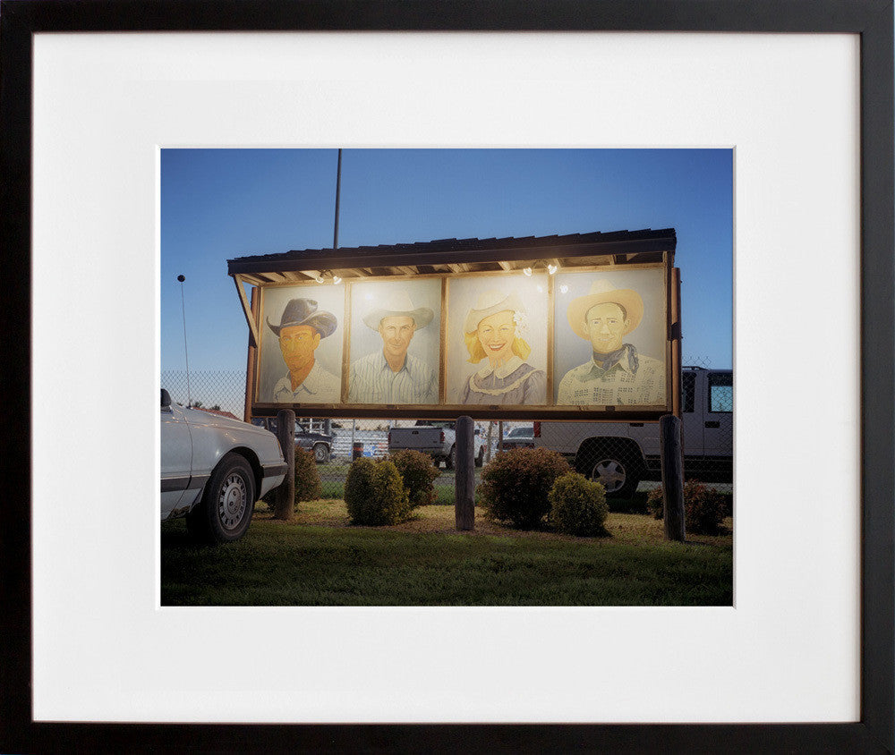 Rodeo Stars, Strong City, Kansas in a black frame