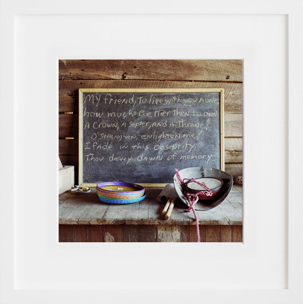 To live with you alone, Red Boiling Springs, Tennessee in a white frame