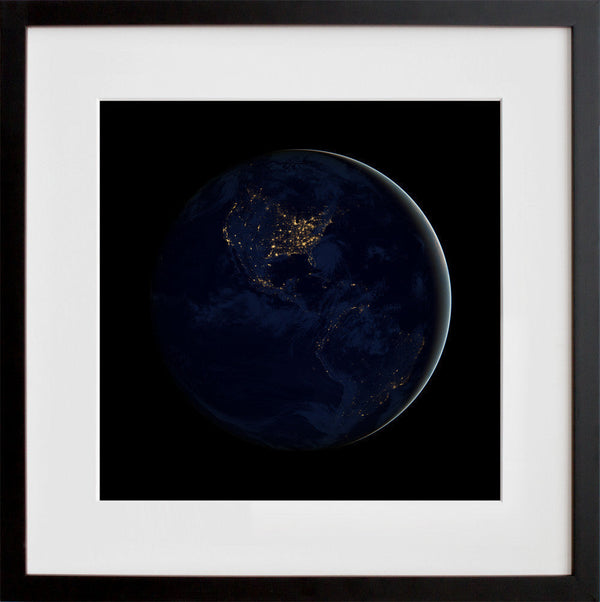 Load image into Gallery viewer, Black Marble (North America)
