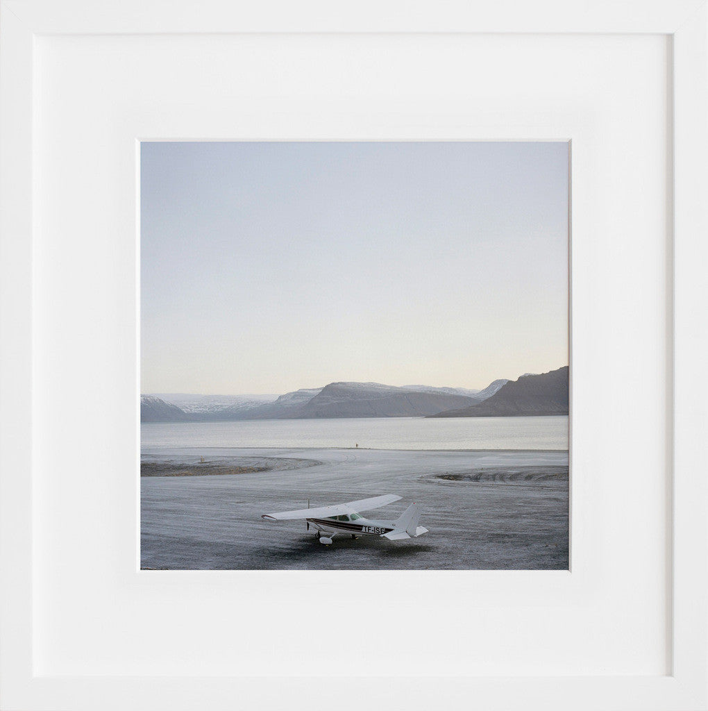 plain in a white frame