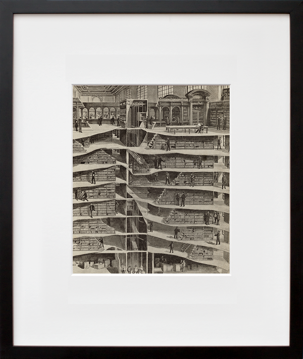 Load image into Gallery viewer, Sectional view of the New York Public Library
