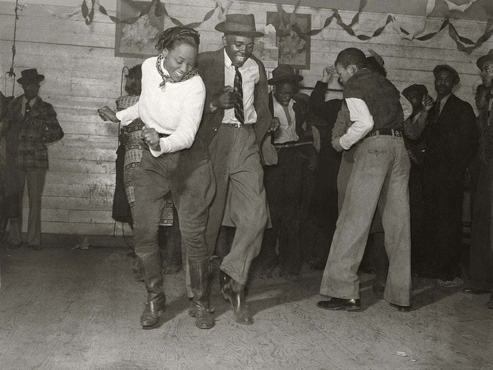 Jitterbugging in Negro juke joint, Saturday evening, outside Clarksdale, Mississippi