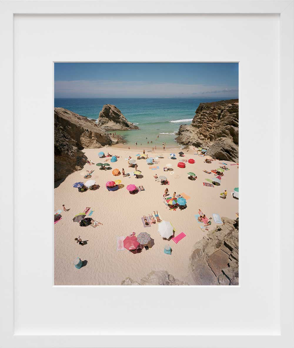 Praia Piquinia 14/08/12 14h00 in a white frame