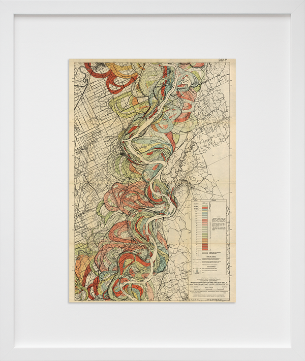 Load image into Gallery viewer, Plate 22, Sheet 4, Ancient Courses Mississippi River Meander Belt
