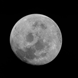 AS11-44-6667 (Full Moon View from Apollo 11)