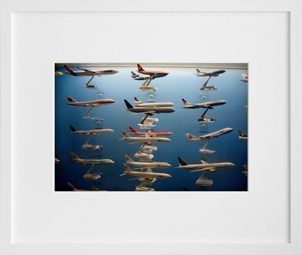 Quiet Planes in a white frame