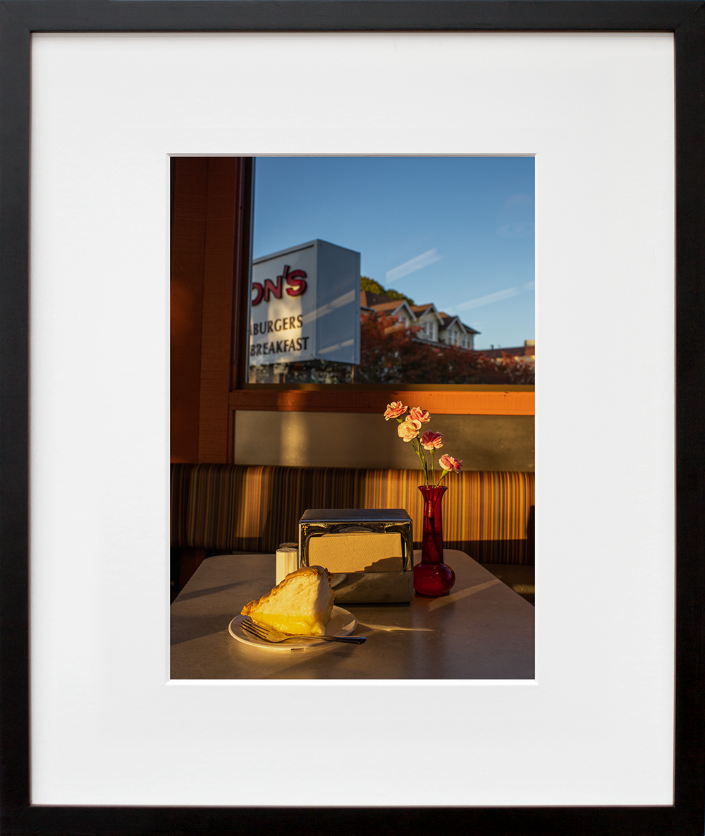 Evening Sun in a black frame